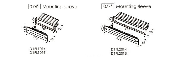 Điện áp thấp 24V hoặc 110 ~ 240VAC Cầu thang tuyến tính Ánh sáng ngoài trời Màu trắng Kính in Chùm tia mềm 195mm 3