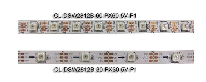 Đèn LED dải kỹ thuật số 5VDC WS2812B có thể định địa chỉ 30 pixel / M và 30 LED / M 1
