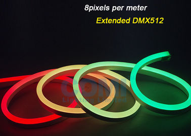 WS2812 Mái vòm có thể lập trình DMX Dải đèn LED Neon 12W / M 60LED / m