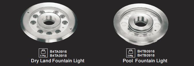 Vòng vòi chìm Đèn phun nước hoặc Đèn LED cảm ứng trung tâm cho buổi biểu diễn ca múa nhạc dưới nước 1