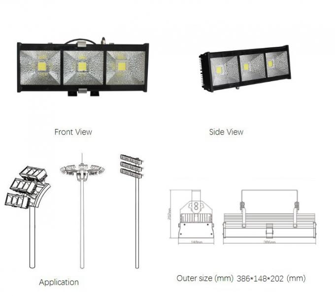 Đèn pha LED công suất cao ngoài trời 90w cho chiếu sáng sân cỏ hoặc cầu cực cao 1