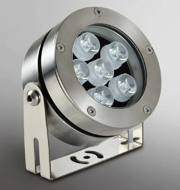 Đèn LED phun nước dưới nước 24VDC 1 * 2W Vật liệu thép không gỉ SUS 316 0