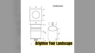 Đèn LED mặt đất COMI 6W IP67 Chiếu sáng kiến ​​trúc