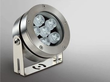 24VDC 9 * 2W 316L Đèn LED chiếu sáng dưới nước bằng thép không gỉ 24VDC với giá đỡ có thể điều chỉnh 18W 1200LM