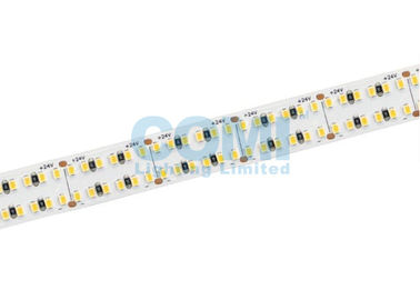 Hàng kép 600LEDs / M Đèn dải LED 2216 Lumen cao 24v, Dải đèn LED CRI 90 +
